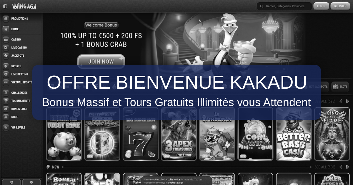 Kakadu Casino France - Casino en ligne officiel